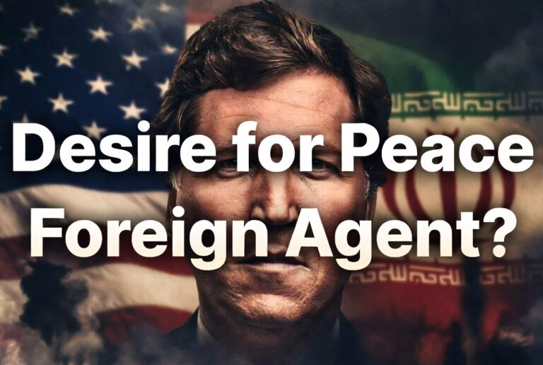 How a Desire for Peace May Label Tucker Carlson a Foreign Agent